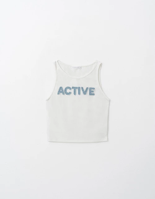 ACTIVE率性羅紋背心