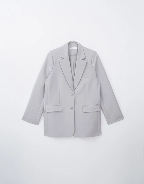 Minimalist Oversized Suit Jacket (With Shoulder Pads)