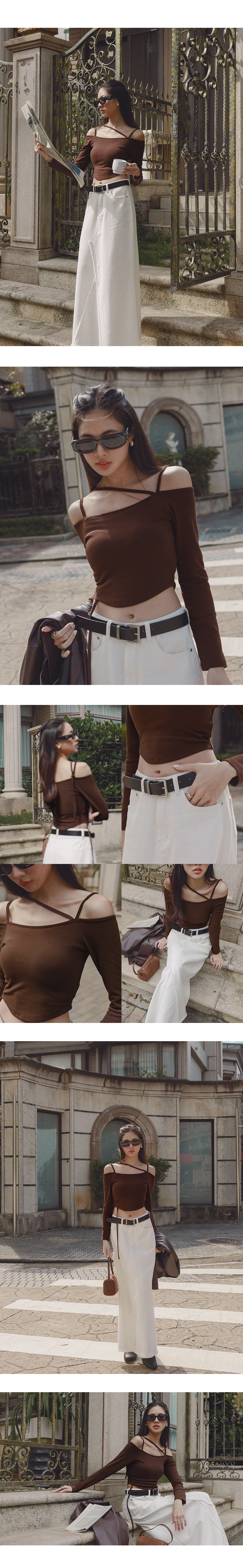 WARM↑UP薄感好身材綁帶發熱BRA TOP