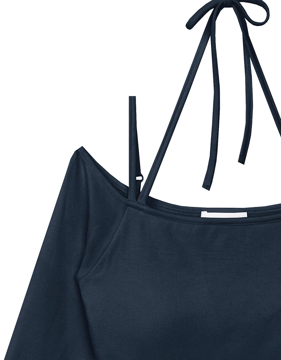 WARM↑UP Lightweight Plush Tie Heat Bra Top