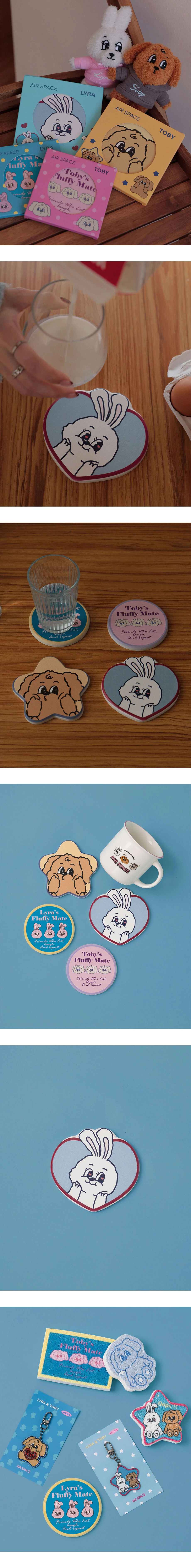 【Lyra & Toby】Decorative Diatomite Drink Coaster