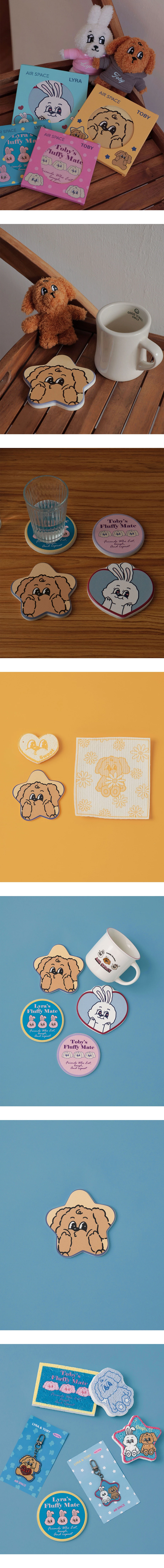 【Lyra & Toby】Decorative Diatomite Drink Coaster