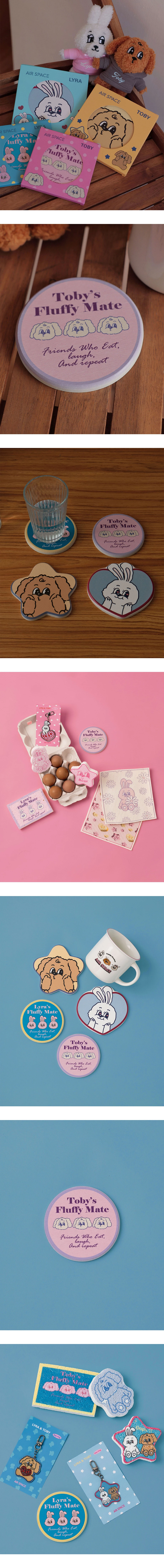 【Lyra & Toby】Decorative Diatomite Drink Coaster