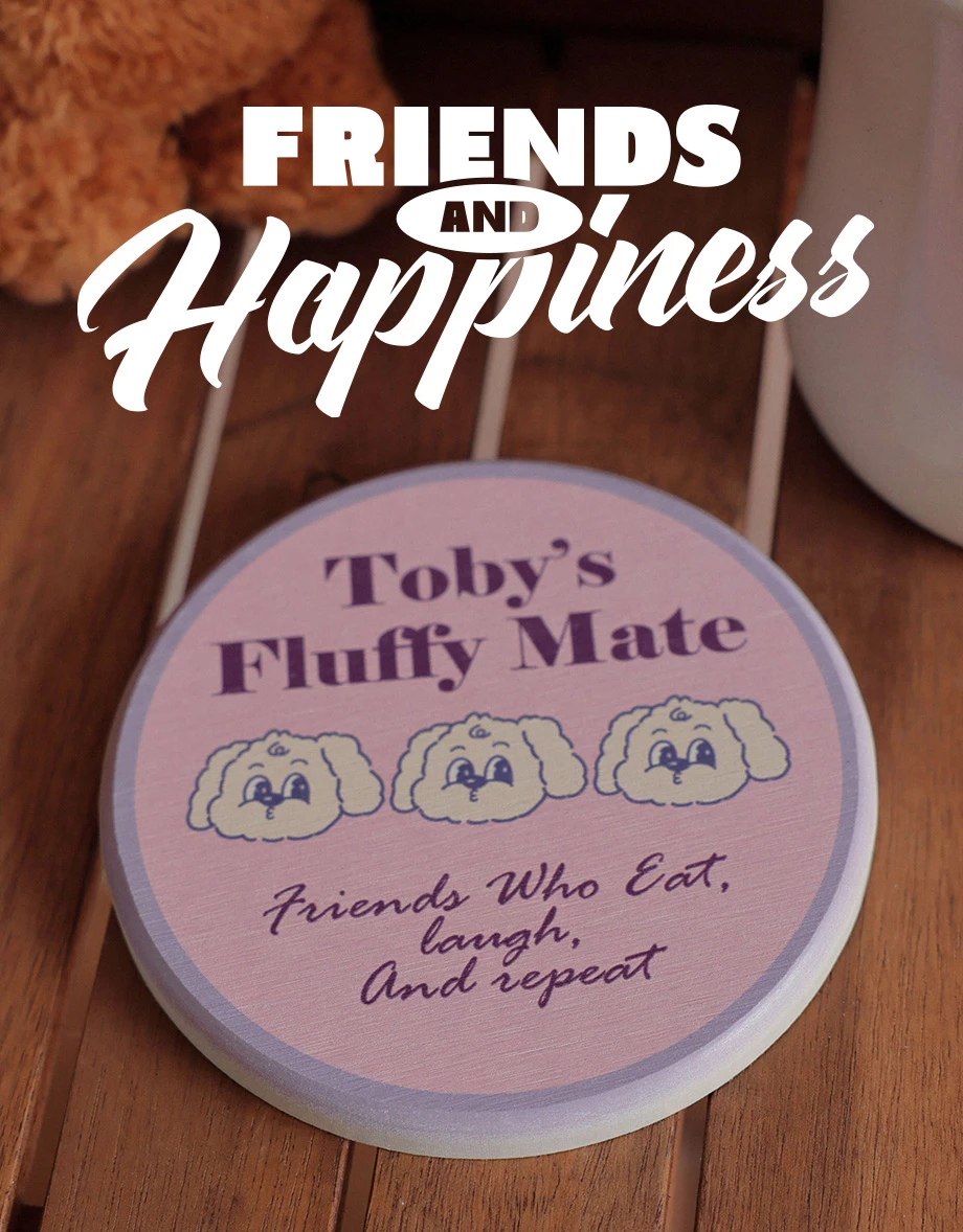 【Lyra & Toby】Decorative Diatomite Drink Coaster