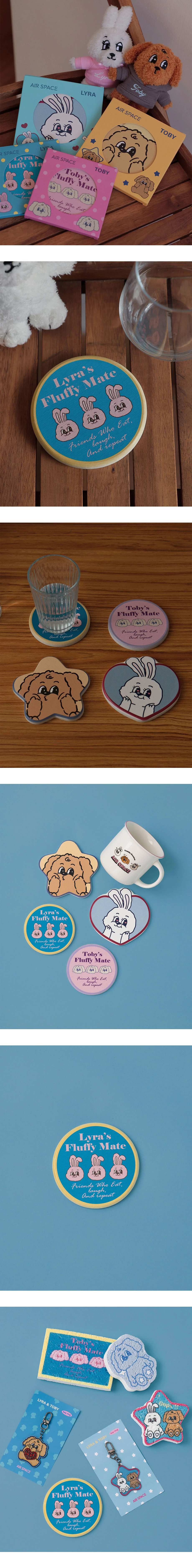 【Lyra & Toby】Decorative Diatomite Drink Coaster