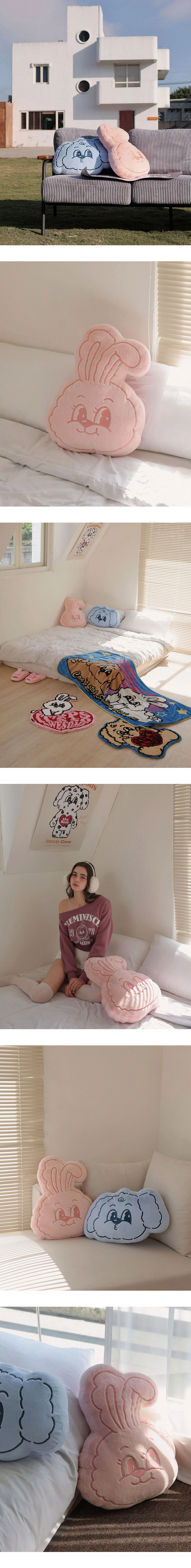 【Lyra & Toby】Embroidered Plush Decorative Pillow 【Lyra & Toby】Embroidered Plush Decorative Pillow