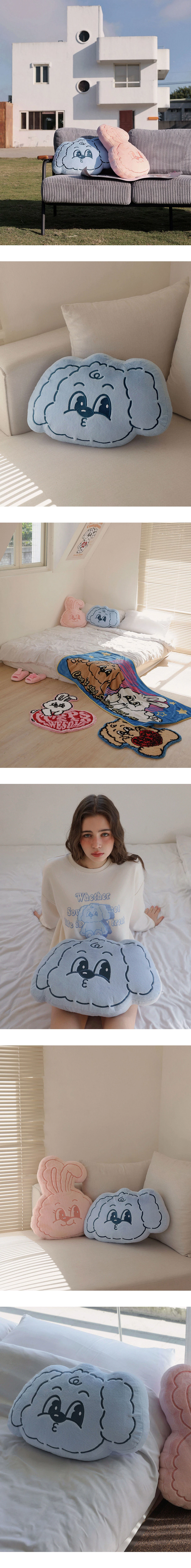 【Lyra & Toby】Embroidered Plush Decorative Pillow 【Lyra & Toby】Embroidered Plush Decorative Pillow