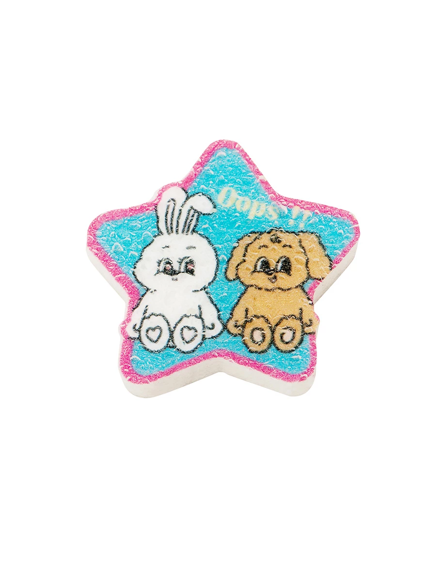 【Lyra & Toby】Colorful Printed Compressed Cleaning Sponge Set (4pcs)