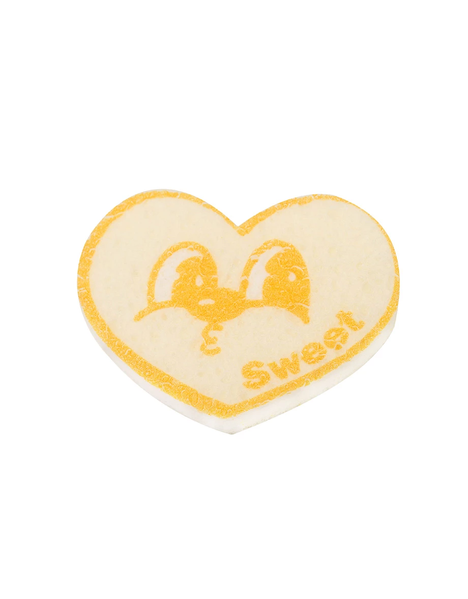 【Lyra & Toby】Soft Color Printed Compressed Cleaning Sponge Set (4pcs)