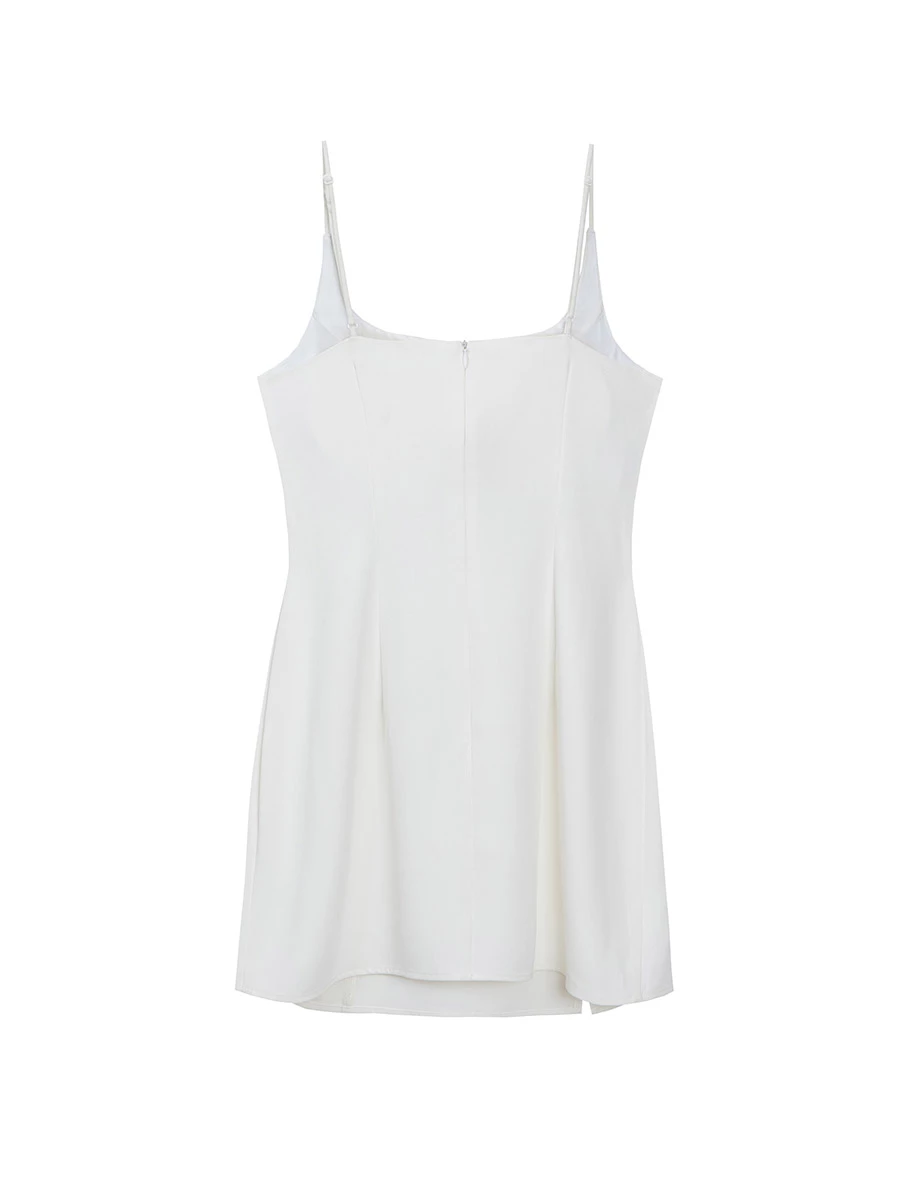 AIRY HOURHGLASS Square Neck Sleek Blazer Cami Padded Mini Dress