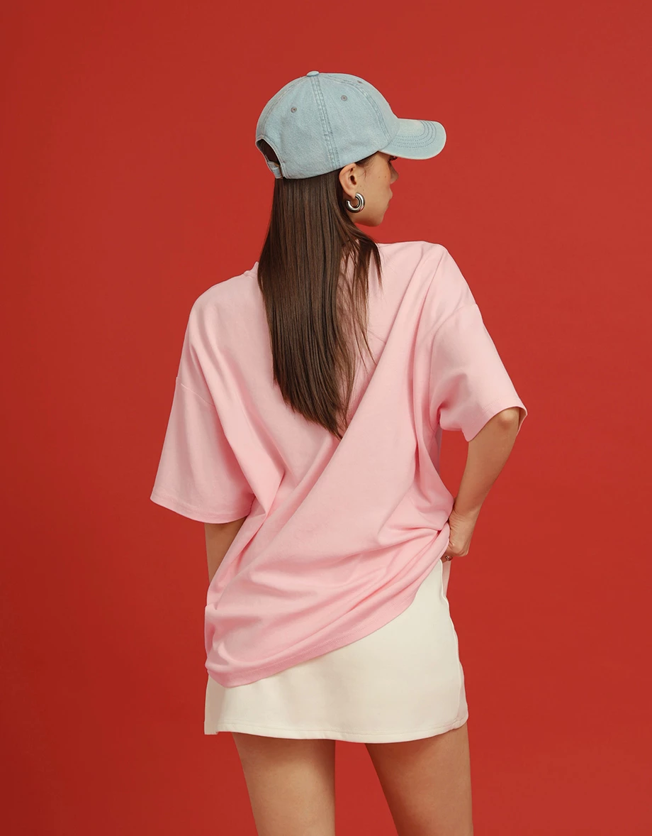 【Hello Kitty聯名】貼布繡字母寬版TEE
