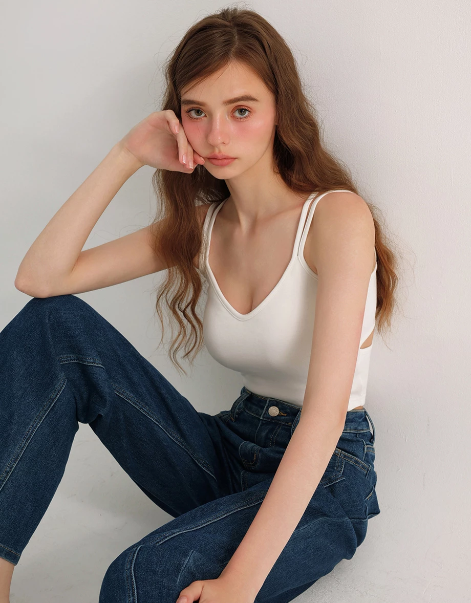 【AiR 2.0】零著感雙肩帶露背BRA TOP