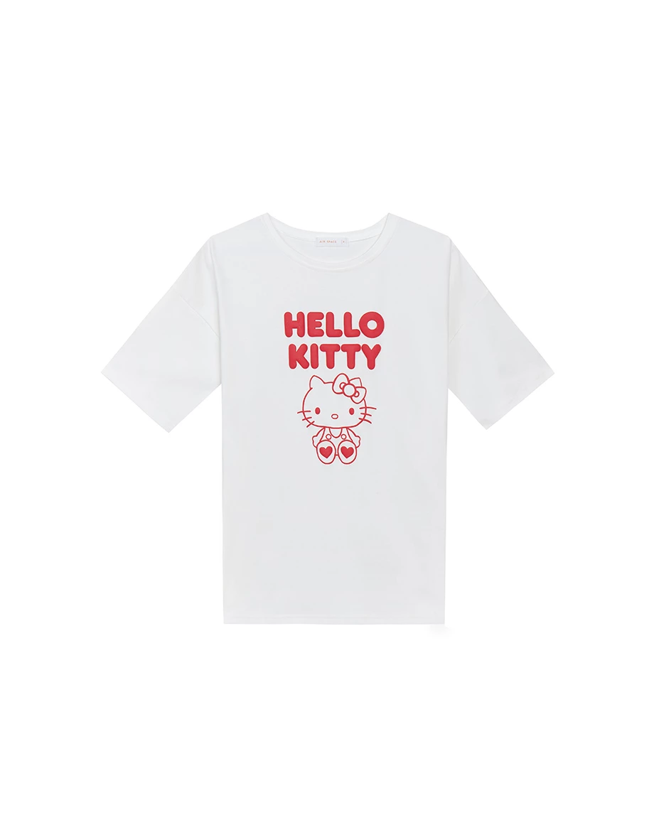 【三麗鷗聯名】立體膠印圖案寬版TEE