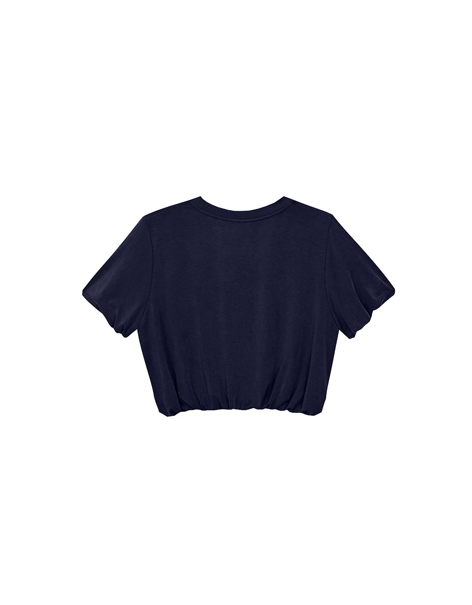 極簡風涼感莫代爾短TEE