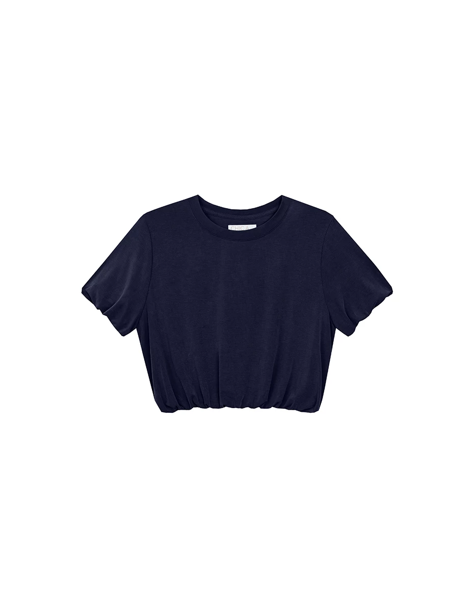 極簡風涼感莫代爾短TEE