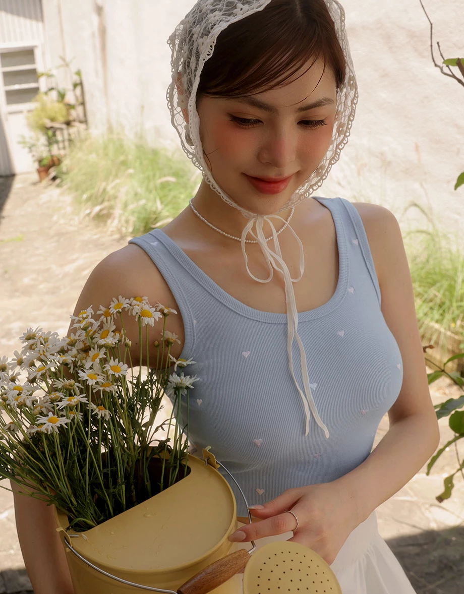 愛心點點合身背心