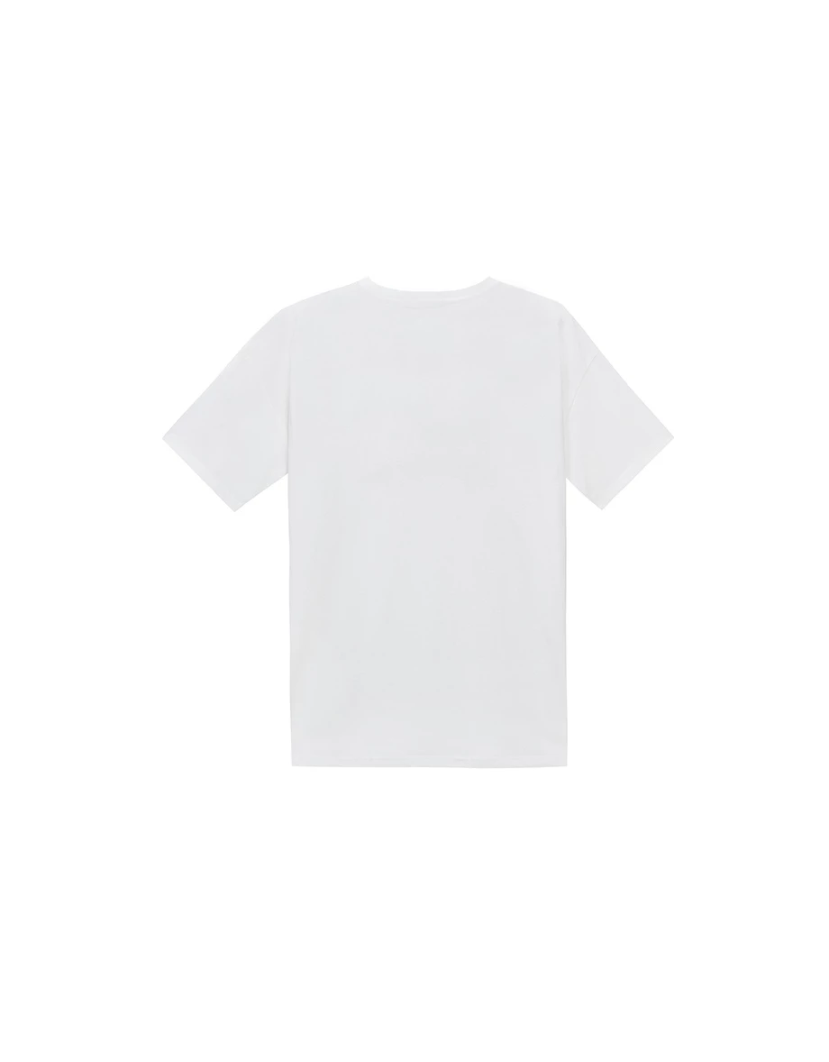 緞帶蝴蝶結刺繡字母寬版TEE