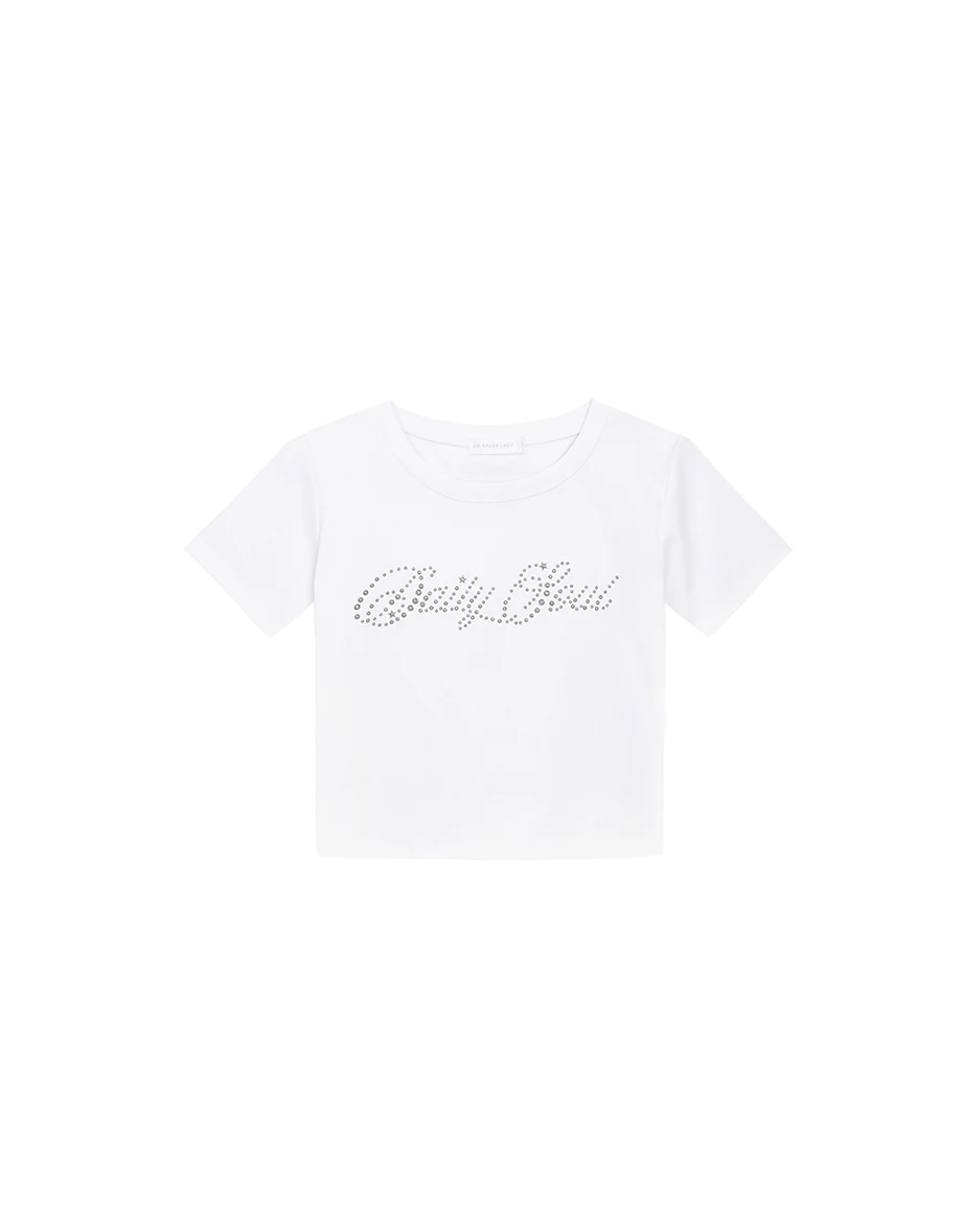 Daily Soul晶鑽字母短TEE