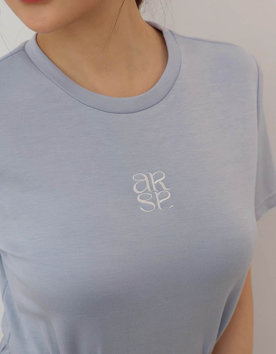 AIR空氣棉零重力修身LOGO短洋裝