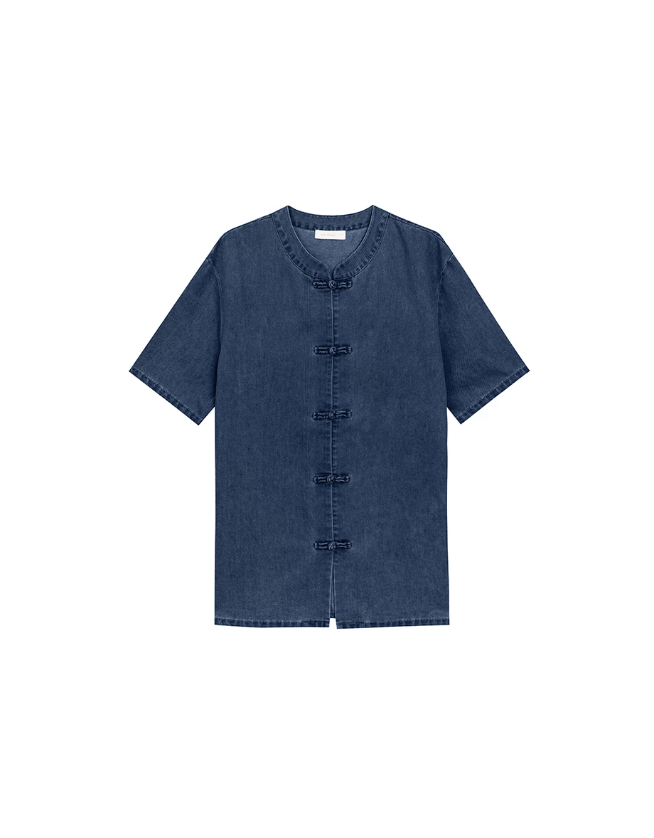 Men’s CNY Mandarin SHIRT Chinese Style Denim ( Matching Couple Outfit for Qipao Cheongsam) Men’s CNY Mandarin SHIRT Chinese Style Denim ( Matching Couple Outfit for Qipao Cheongsam)