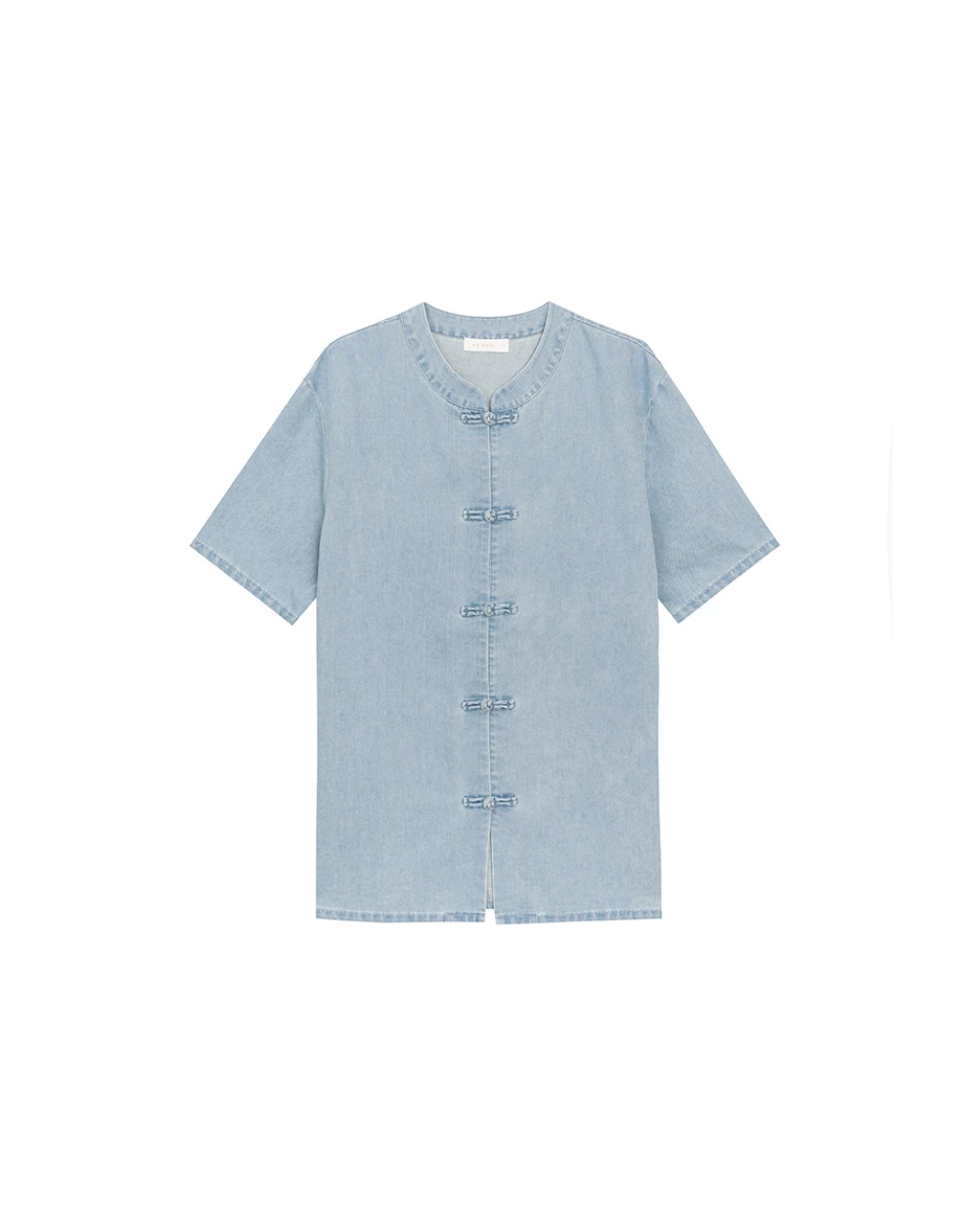 Men’s CNY Mandarin SHIRT Chinese Style Denim ( Matching Couple Outfit for Qipao Cheongsam) Men’s CNY Mandarin SHIRT Chinese Style Denim ( Matching Couple Outfit for Qipao Cheongsam)