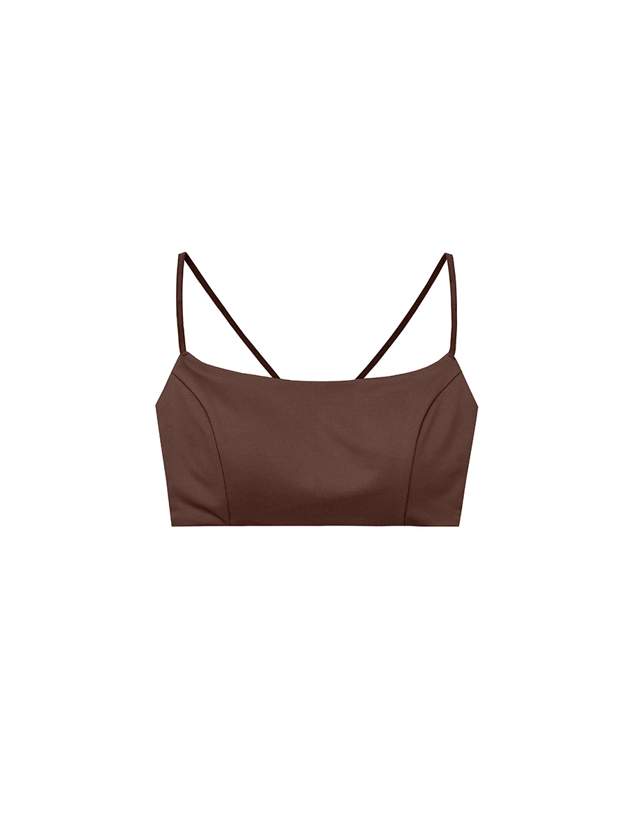 【Michie Design】Top Cami Crop Bertali Halus Berpadding Potongan Fit M06 【Michie Design】Top Cami Crop Bertali Halus Berpadding Potongan Fit M06