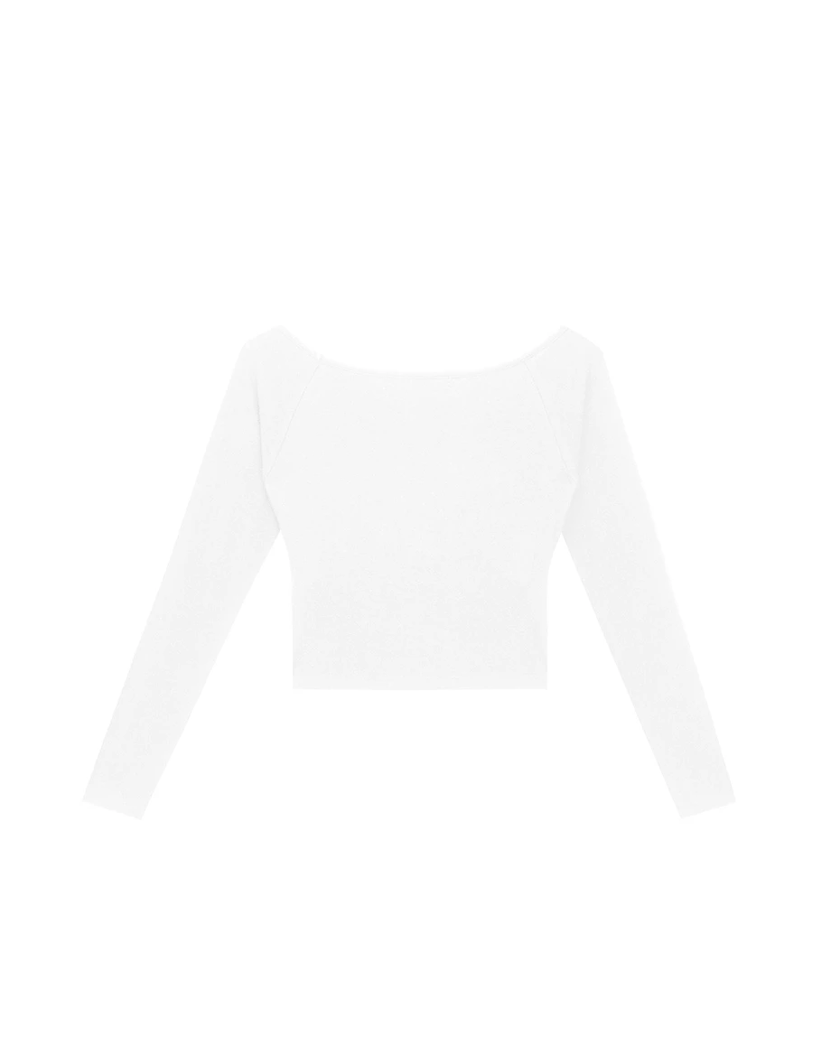 WARM↑UP スタイルアップ オフショル クロップド長袖ヒートテックBRA TOP WARM↑UP スタイルアップ オフショル クロップド長袖ヒートテックBRA TOP