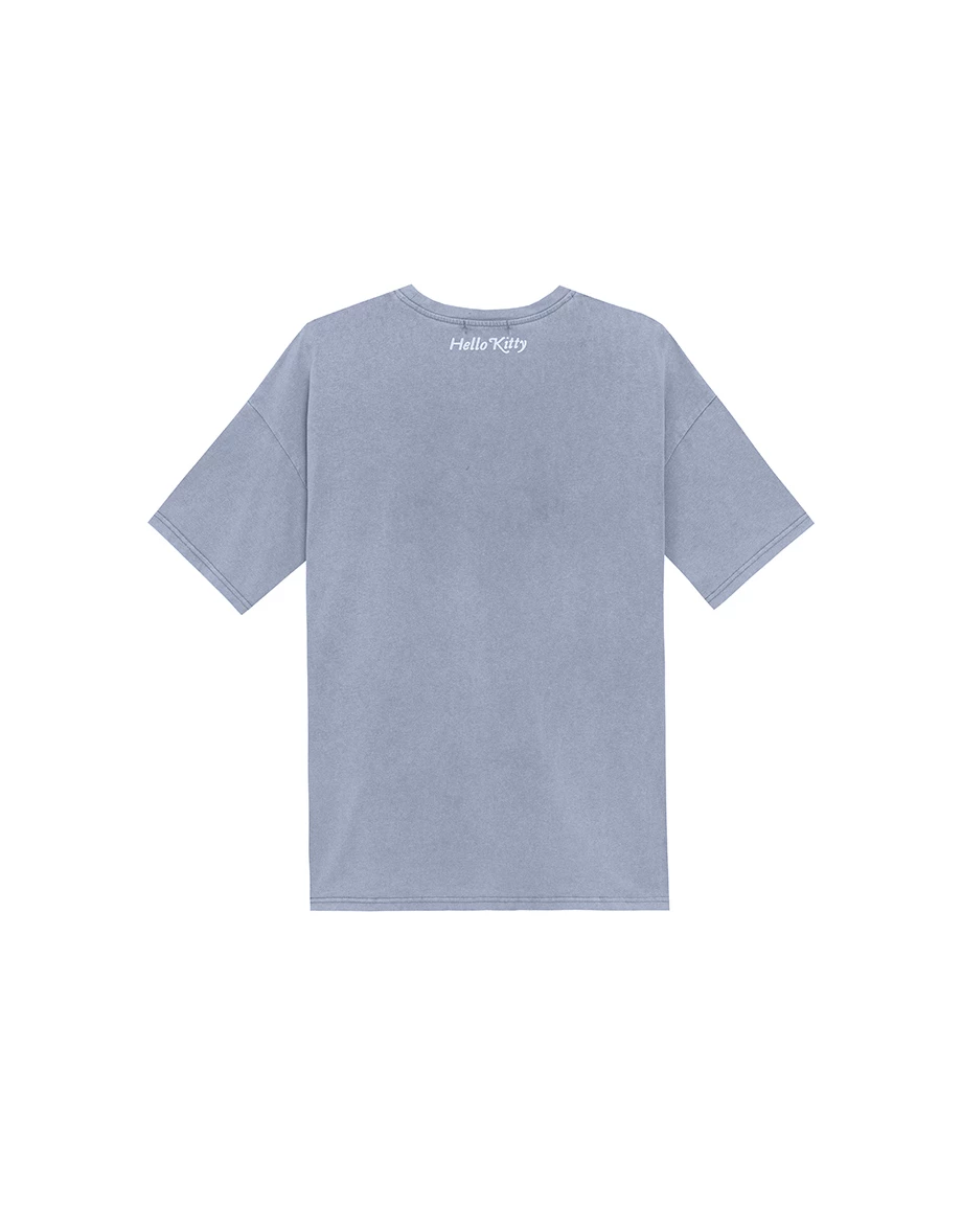 【SANRIO Collab】Hello Kitty Oversized Crew Neck Short Sleeve Graphic Tee