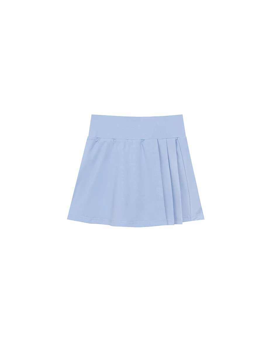 【Michie Design】Pleated SKORT Shaper Waist Sculpting Casual Sportive Style Asymmetric Skirt With Shorts M07 【Michie Design】Pleated SKORT Shaper Waist Sculpting Casual Sportive Style Asymmetric Skirt With Shorts M07