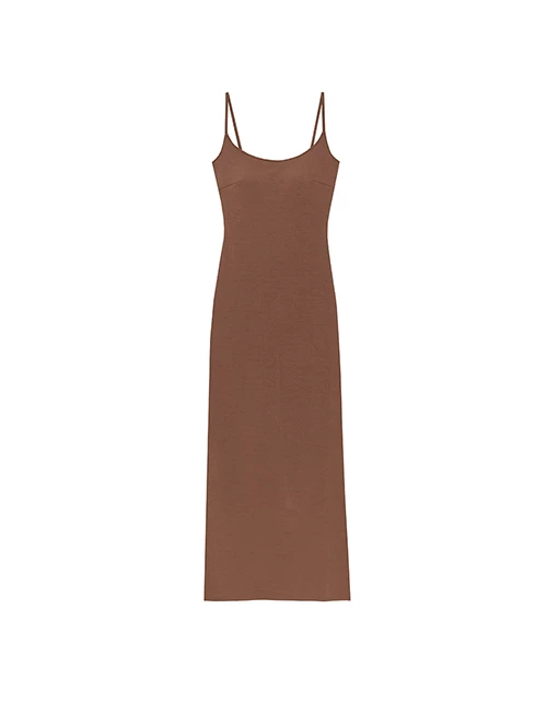 AIRY HOURGLASS Spaghetti Strap Back Cut Out Padded Cami Maxi Dress