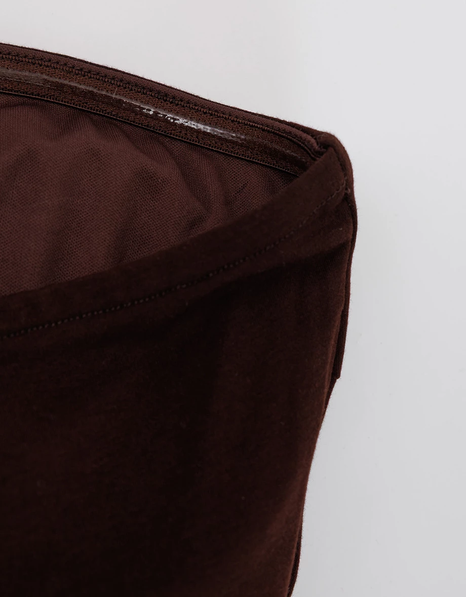 Fitted Strapless Asymmetrical Hem Padded Maxi Dress