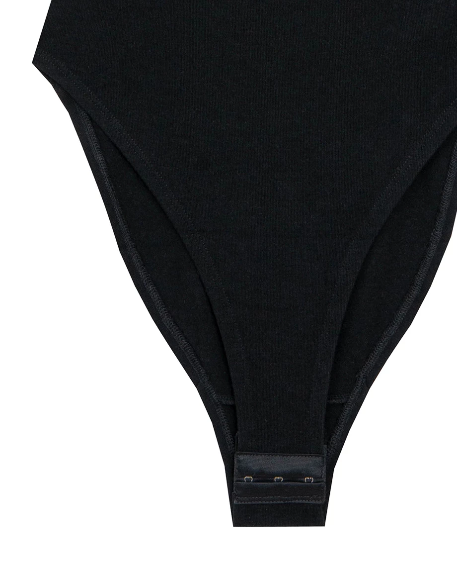 Heat Tech Collection Deep V Neck Padded Fitted Bodysuit