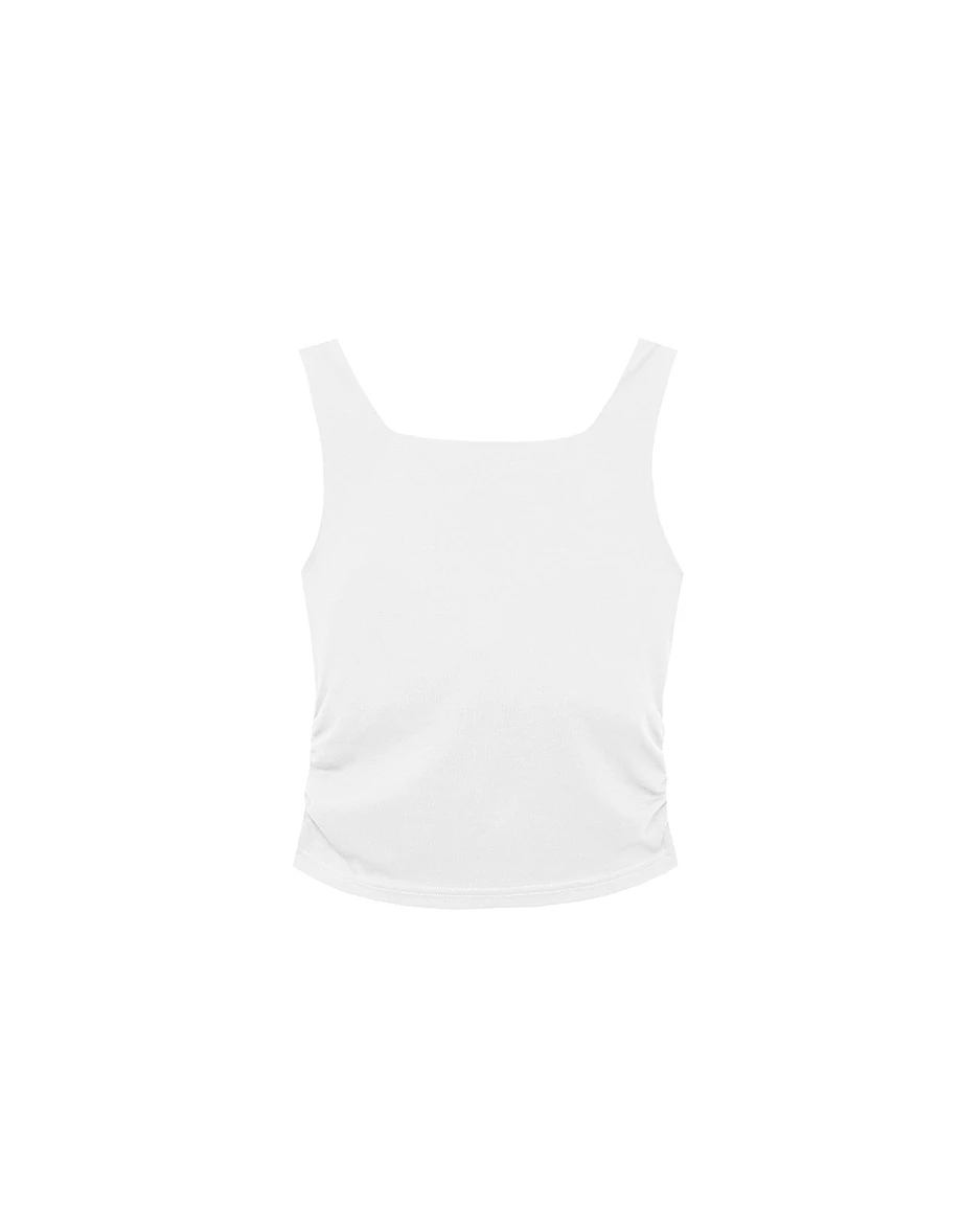 Square Neck Sleeveless Fitted Bra Top
