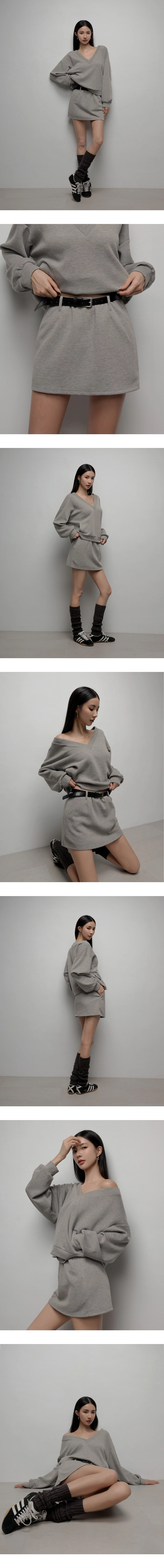 AIRY HOURGLASS Soft Cotton Blend High Waist A Line Mini Skirt AIRY HOURGLASS Soft Cotton Blend High Waist A Line Mini Skirt