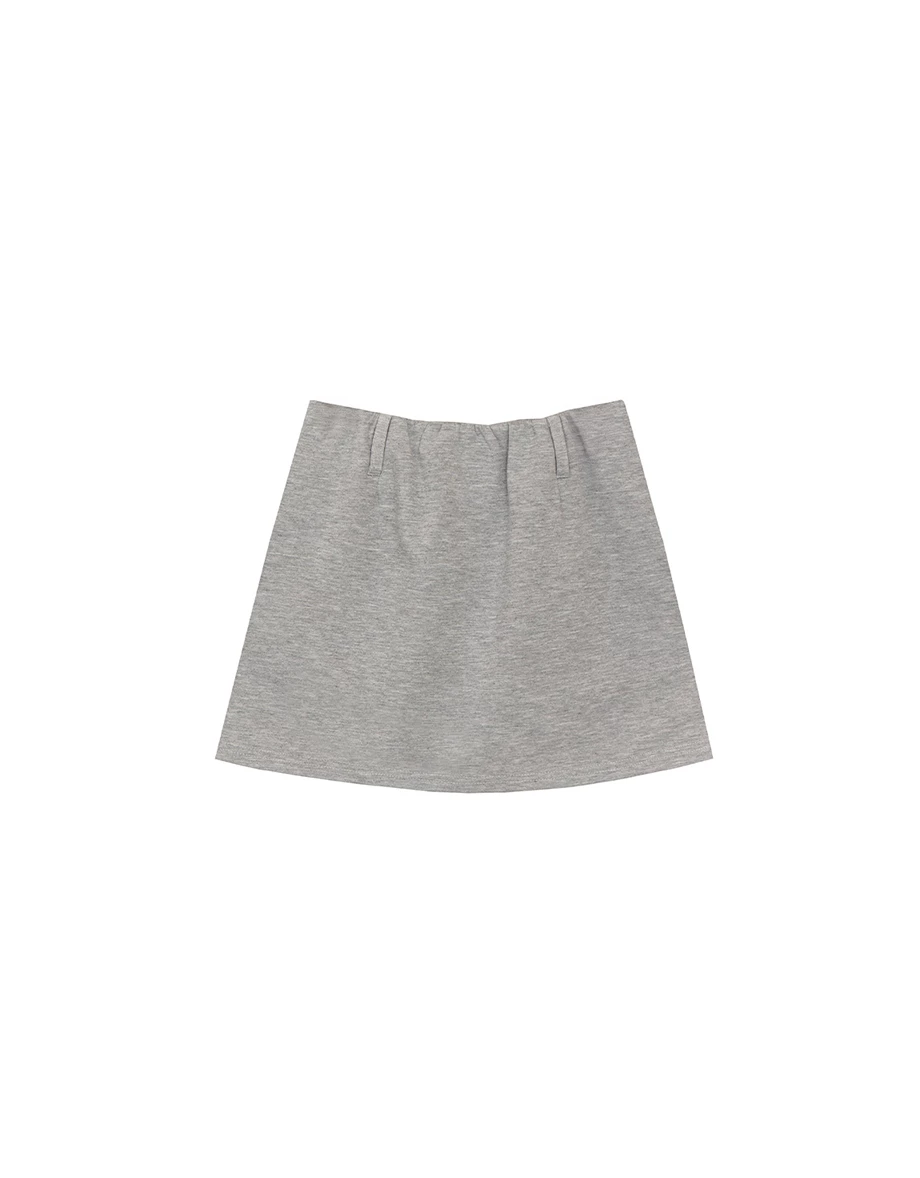 AIRY HOURGLASS Soft Cotton Blend High Waist A Line Mini Skirt AIRY HOURGLASS Soft Cotton Blend High Waist A Line Mini Skirt