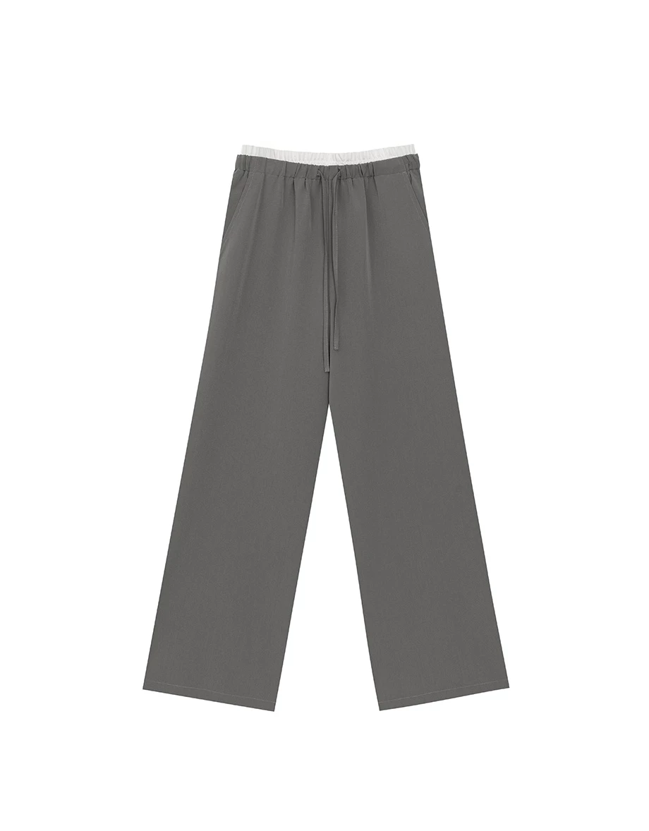 2 Way Detachable Inner Waistband Wide Leg Pants 2 Way Detachable Inner Waistband Wide Leg Pants