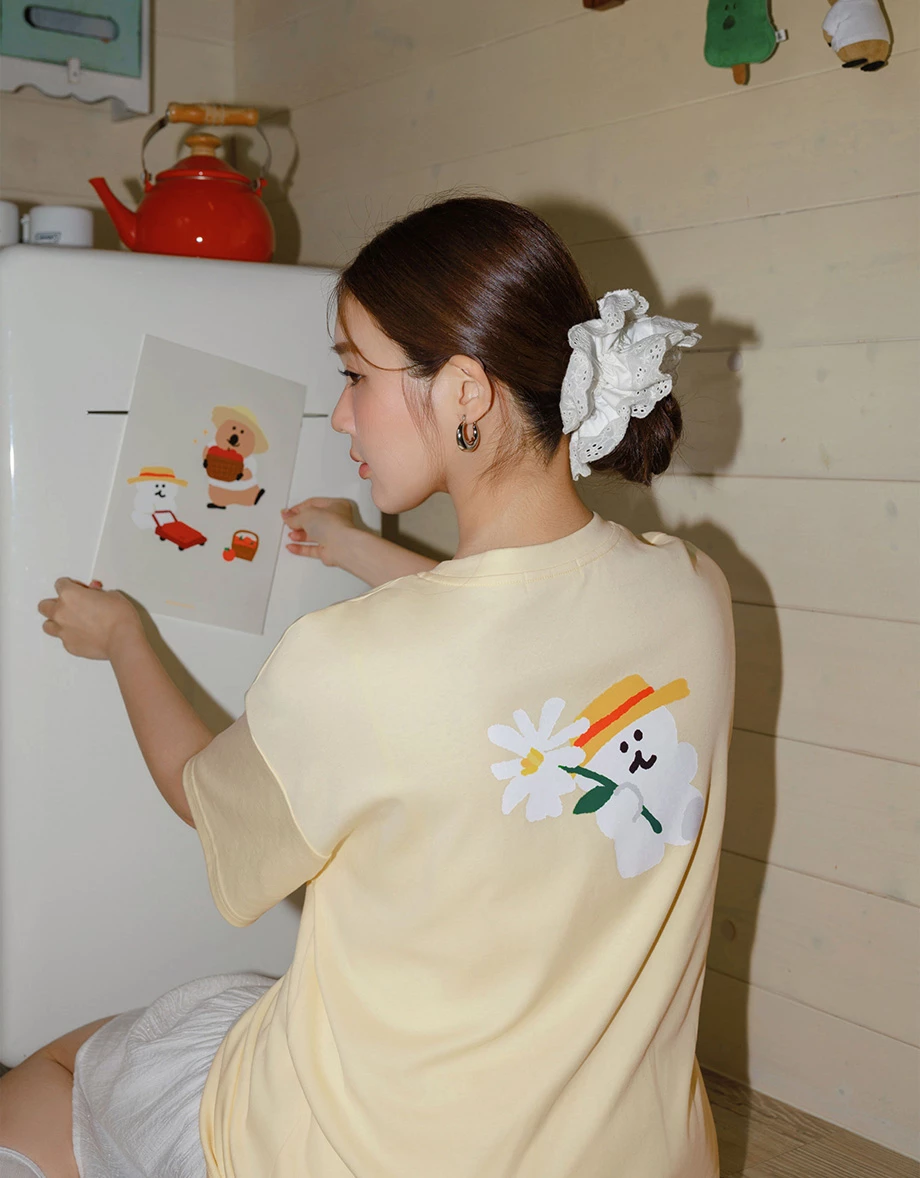 【DINOTAENG】寬版圖TEE