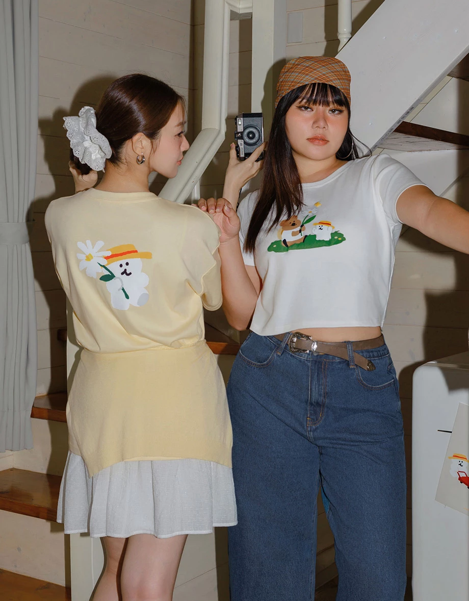 【DINOTAENG】 泡泡印花圖TEE