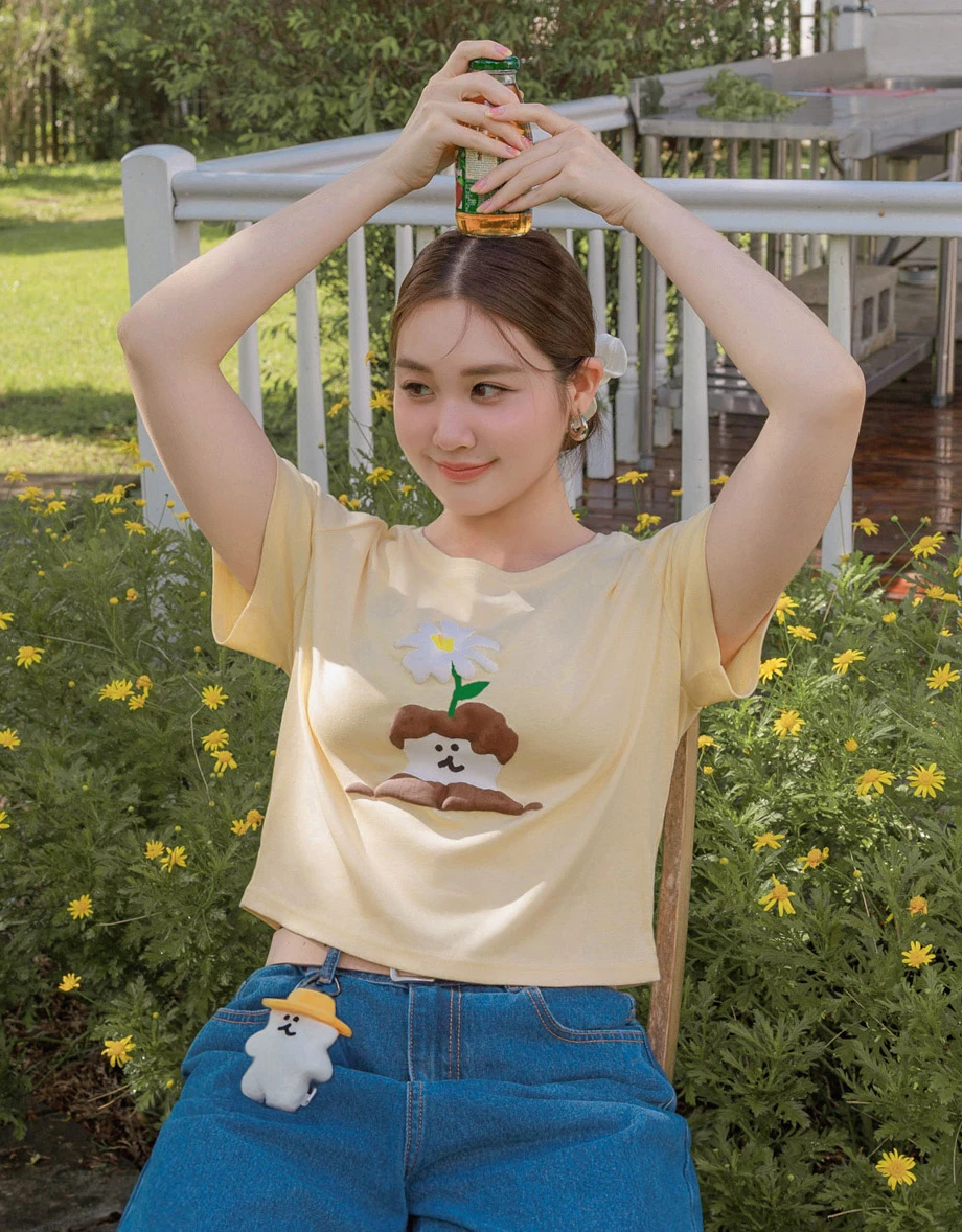【DINOTAENG】 泡泡印花圖TEE