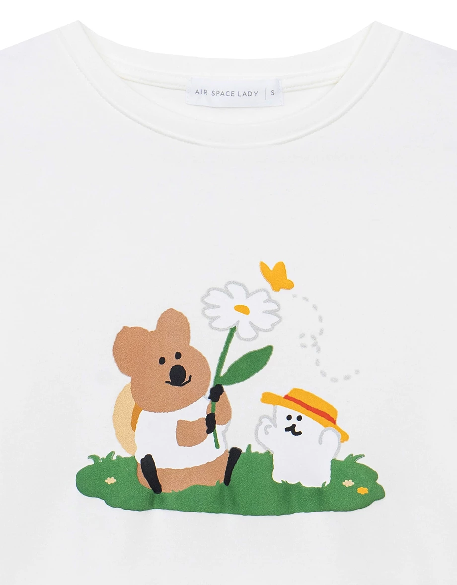 【DINOTAENG】 泡泡印花圖TEE