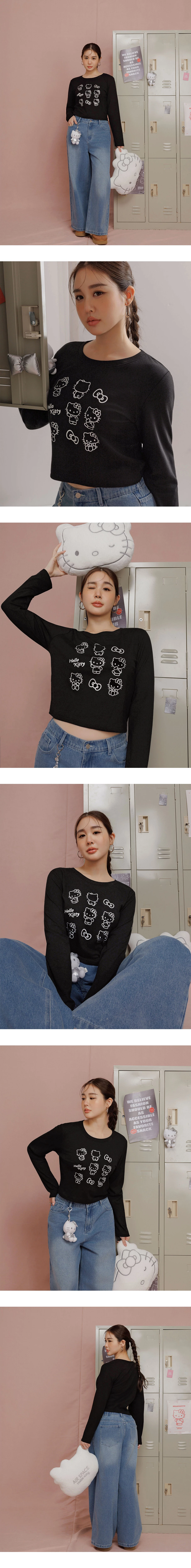 【SANRIO Collab】Sanrio Collaboration Character Long Sleeve Graphic Tee