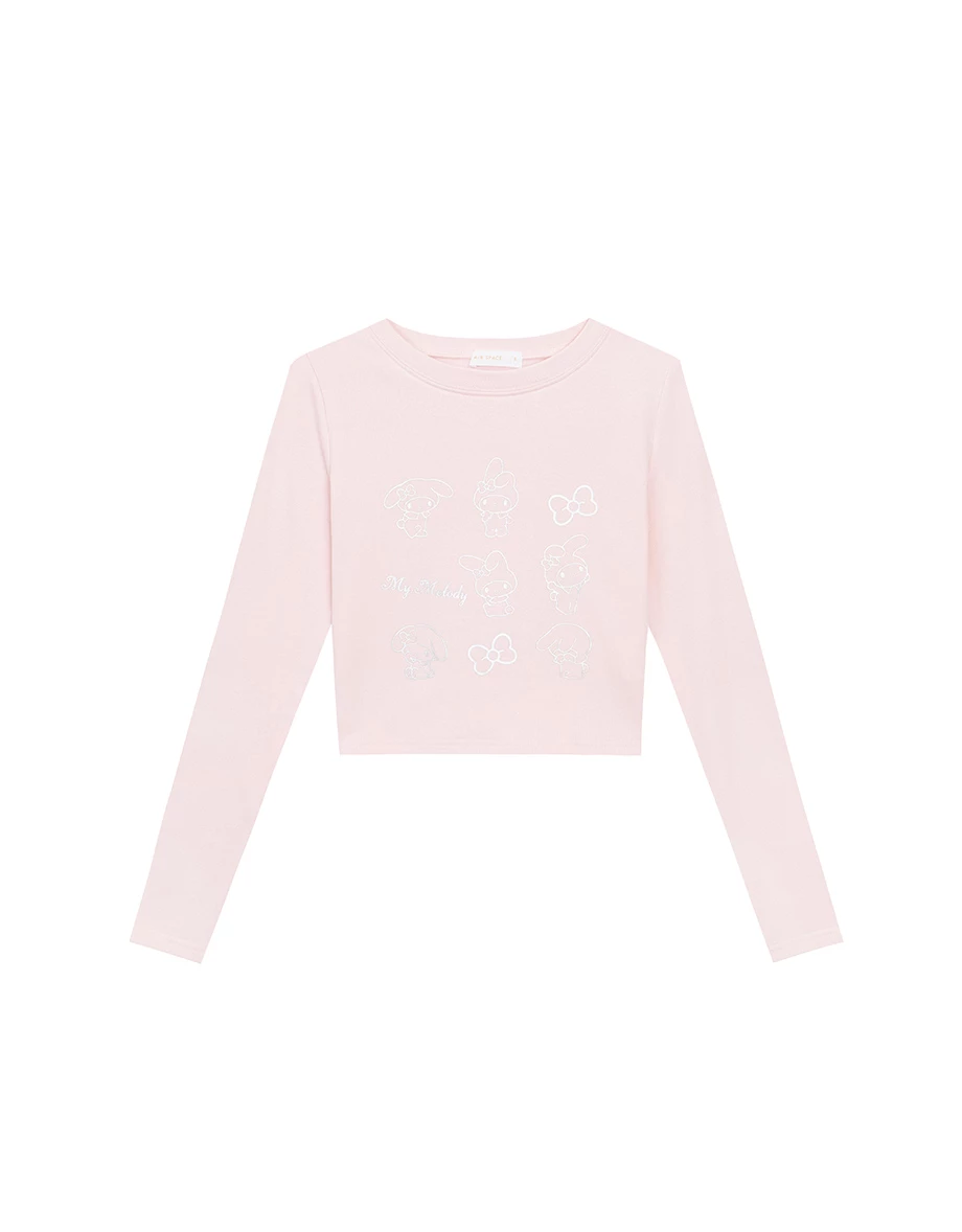【SANRIO Collab】Sanrio Collaboration Character Long Sleeve Graphic Tee
