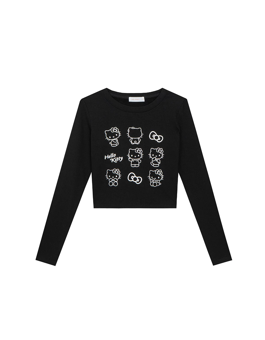 【SANRIO Collab】Sanrio Collaboration Character Long Sleeve Graphic Tee