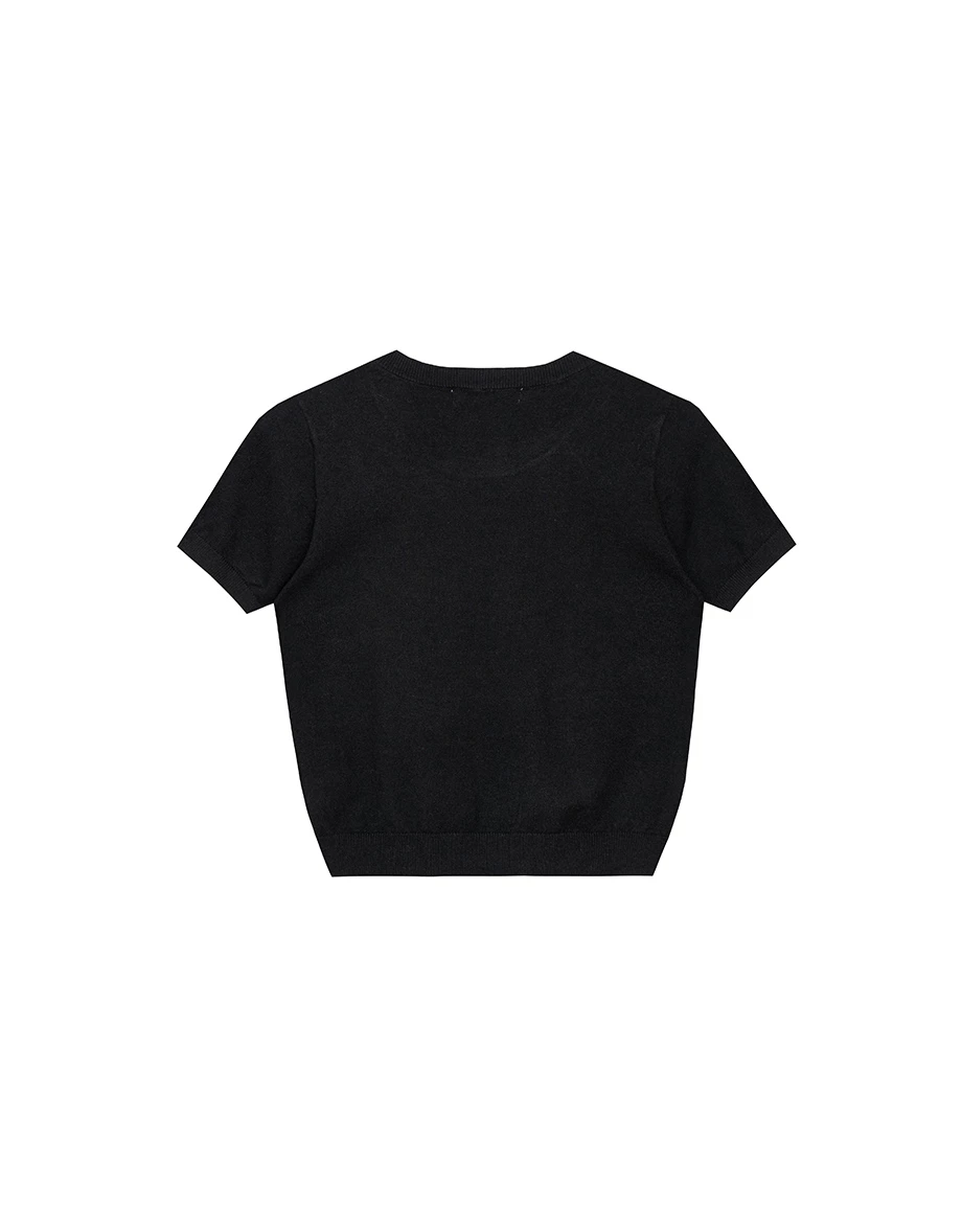 【SANRIO Collab】Sanrio Collaboration Character Knit Short Sleeve Top