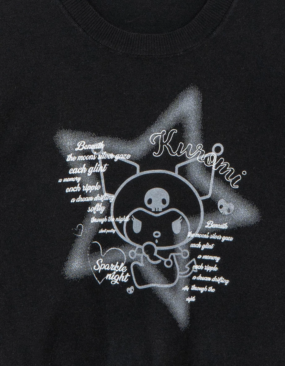 【SANRIO Collab】Sanrio Collaboration Character Knit Short Sleeve Top