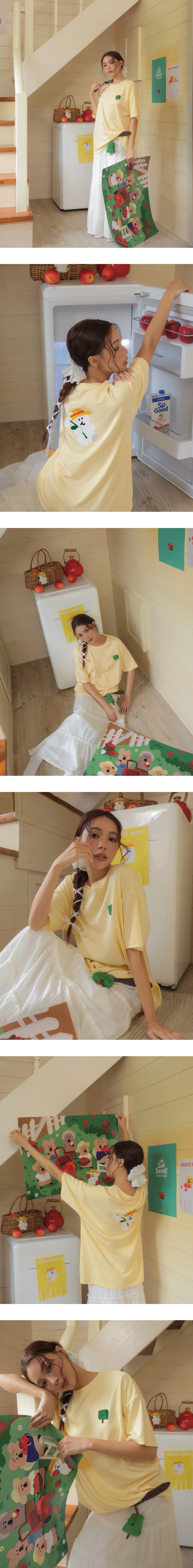 【DINOTAENG】寬版圖TEE