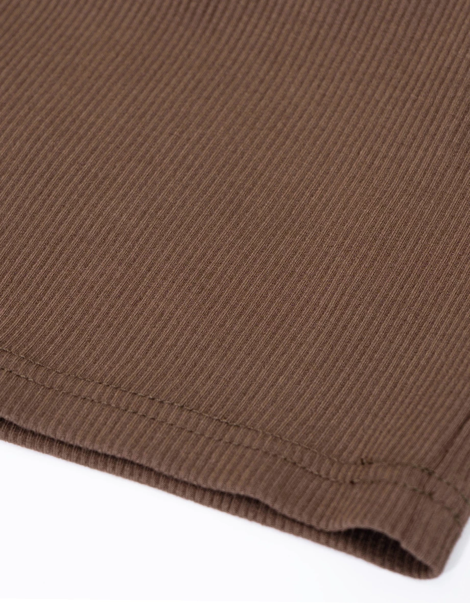 Asymmetric Cut Out Shoulder Ribbed Long Sleeve Padded Bra Top Asymmetric Cut Out Shoulder Ribbed Long Sleeve Padded Bra Top