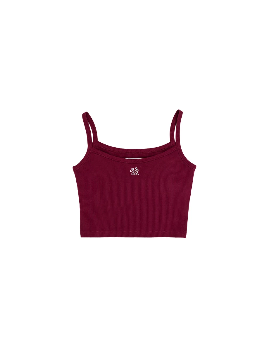 CNY Padded Bra Top Blesses Lucky Character Camisole
