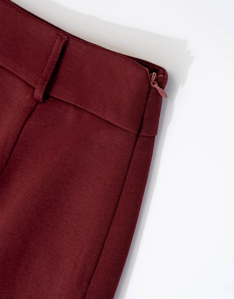 Classic Tailored High Waisted A Line Mini Skirt (with Belt) Classic Tailored High Waisted A Line Mini Skirt (with Belt)