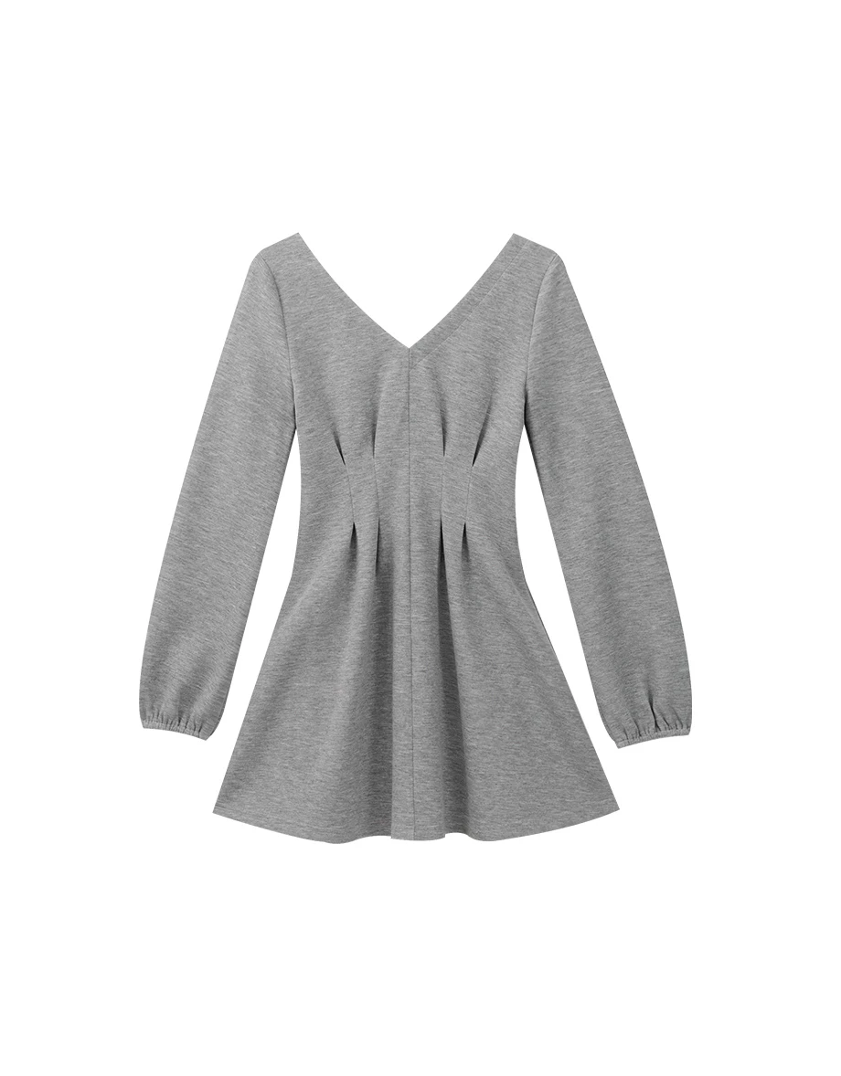 Sculpted Waist Square Neck Mini Dress Sculpted Waist Square Neck Mini Dress